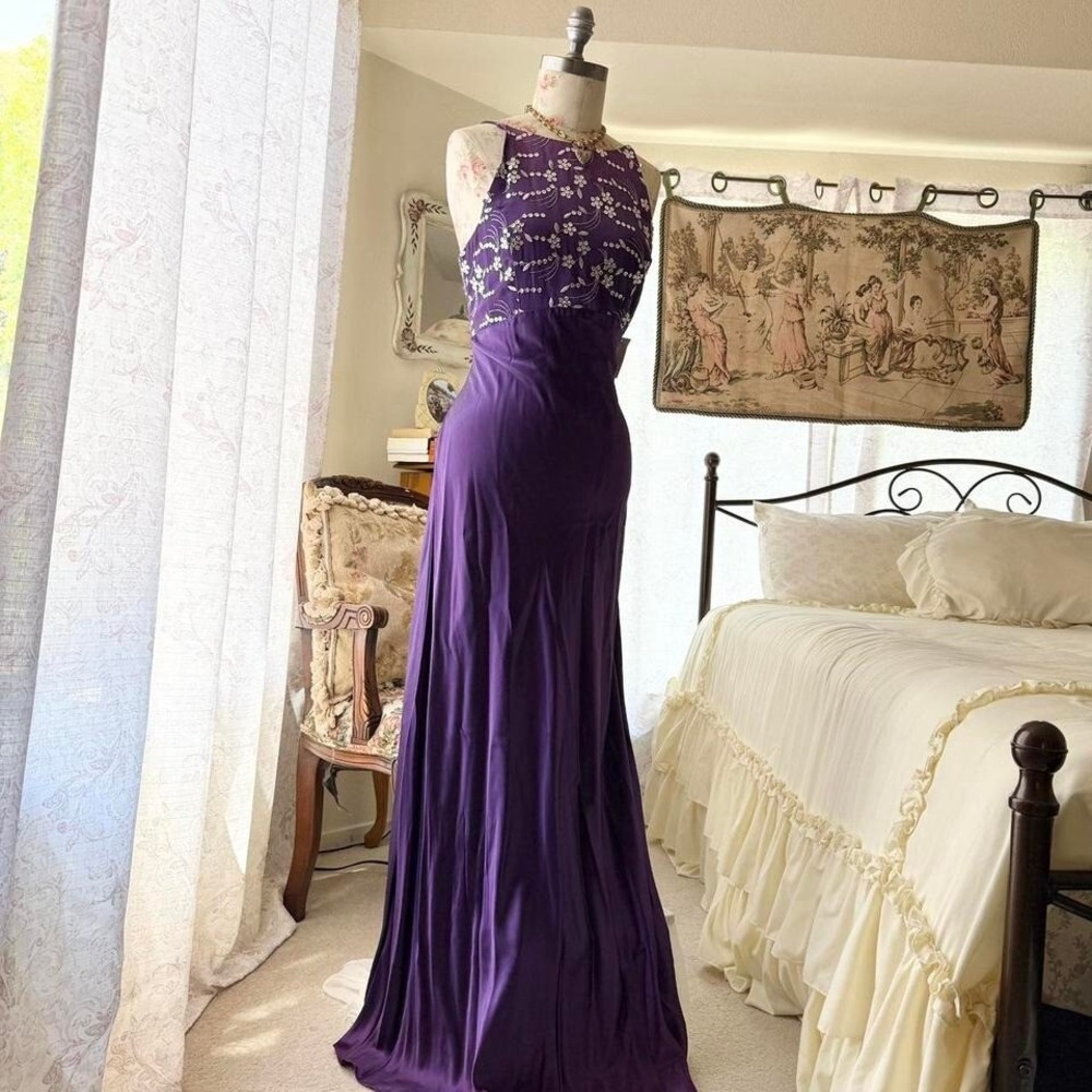 morgan and co mapurple‎ fairy formal prom dress